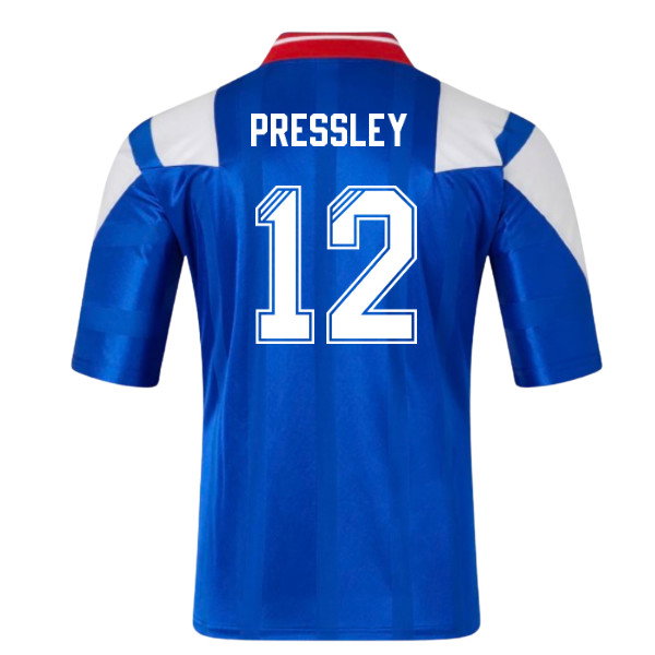 1992-1994 Rangers Retro Home Shirt (Pressley 12)-PitchVibe Kits